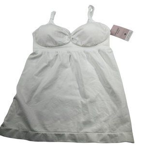 Bravado Basics Women's Size XL Slimming Maternity And Nursing Cami White New
